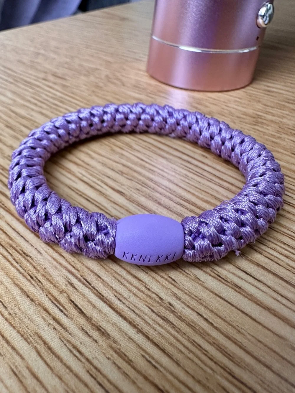 NWT 4-Bundle KKNEKKI Authentic Original Hair Ties Elastics New Purples and Pinks
